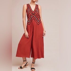 Anthropology - Maeve - Desert Embroidered Jumpsuit
